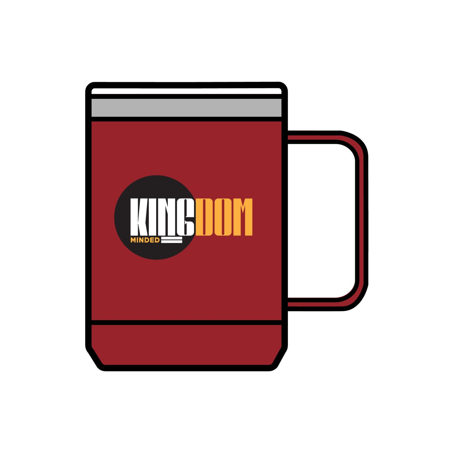 Kingdom Minded Coffee Mug Tumbler - 15oz Inspirational Drinkware