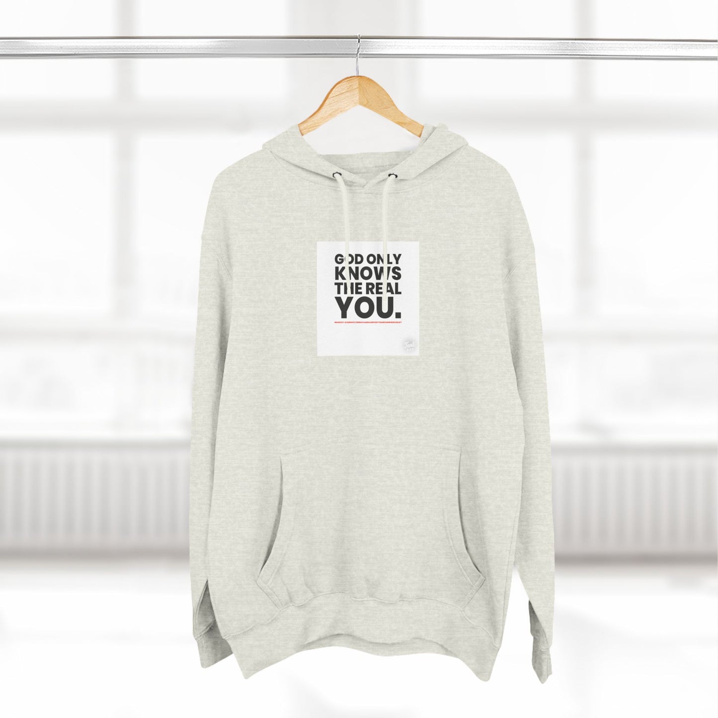 God Only Knows Fleece Hoodie - Inspirational Comfort for Every Occasion