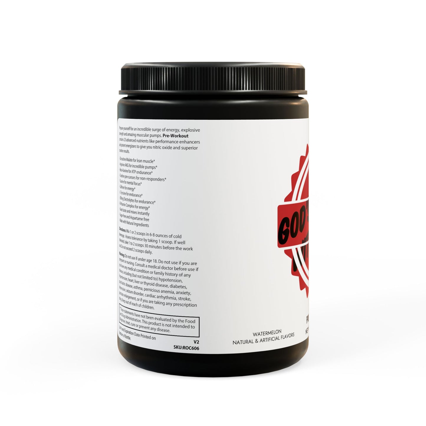 Pre-Workout Supplement, Watermelon (300g, 10.58oz)