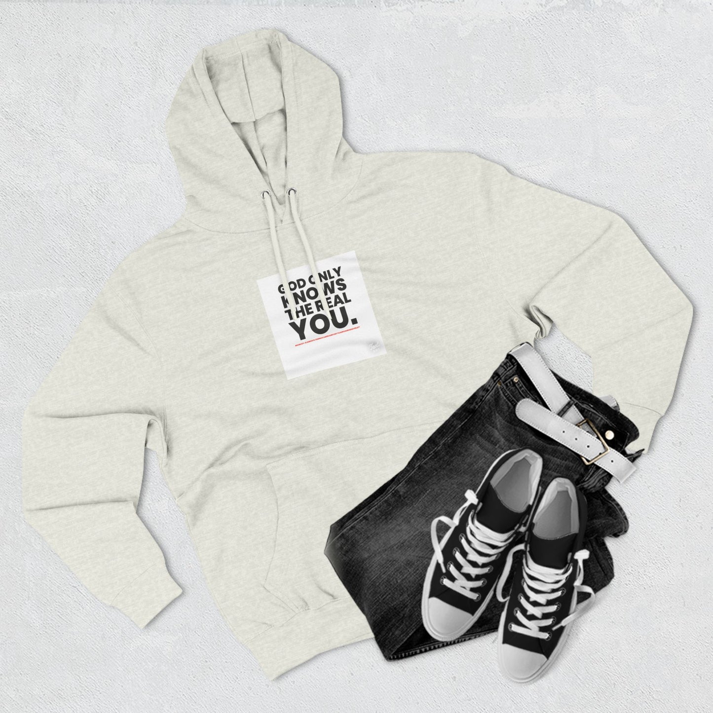 God Only Knows Fleece Hoodie - Inspirational Comfort for Every Occasion