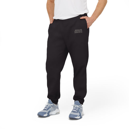 Adidas Unisex Fleece Joggers - Jesus Disciple Comfortable Pants