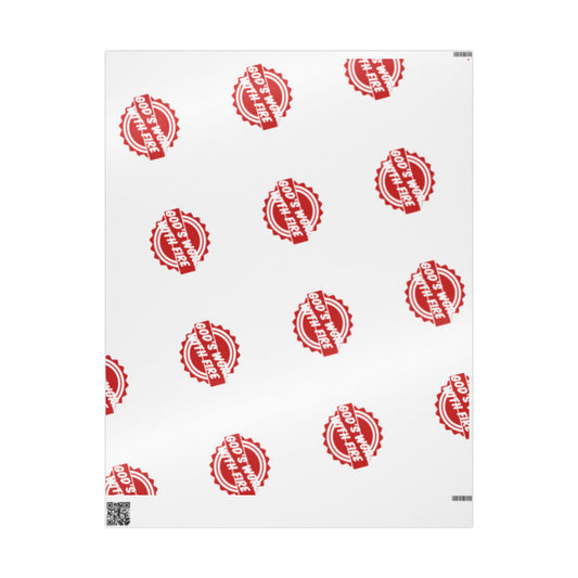 Custom Gift Wrapping Paper with Fun Seal Design - Perfect for Holidays & Celebrations